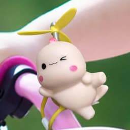 Cycle Handlebar Ornament Motorcycle Squeeze Lighted Doll For Electric Scooter Cute Scooter Handlebar Animal Doll For Cycle