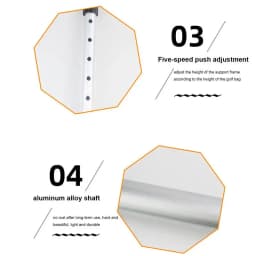 Golf Travel Bag Support Pole Telescopic Golf Bag Suppor Accessories Golf Club Bag Accessories Golf Support Stick Aluminum Alloy