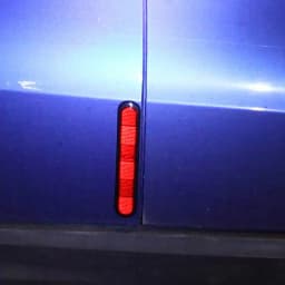 2pcs Oval Reflector Sticker Car Truck Safety Car Night Reflective Warning Plate Sticker Auto Truck Motorcycle Safety