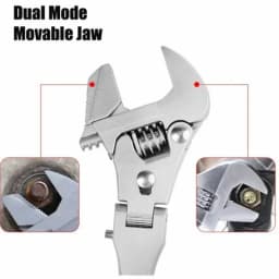 Multifunction 5 in1 Torque Wrench 10 Inch Adjustable Ratchet Wrench 180 Degree Folding Spanner Household Maintenance Manual Tool