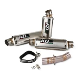 Motorcycle Exhaust Muffler Mid Pipe For Honda CB400X/400R/500X 2018-2020 500F/CBR400/500R 2016-2020 With DB Killer Slip On