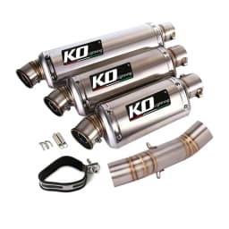 Motorcycle Exhaust Muffler Mid Pipe For Honda CB400X/400R/500X 2018-2020 500F/CBR400/500R 2016-2020 With DB Killer Slip On