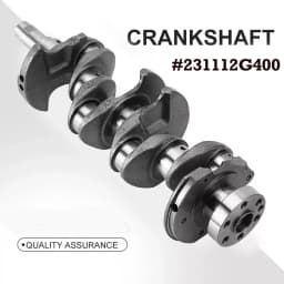 Carbole Crankshaft 71RZ62GF00 For 2010-2014 Hyundai Genesis Coupe Sonata Kia Optima 2.0L