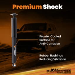 6" Rear Drop Shock Absorbers For Chevrolet GMC C1500 1988-1998 2WD Twin-tube