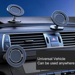 Vehicle Mobile Phone Cradle 360 Rotation Air Vent Phone Holder Strong Sticky Gel Pad Phone Holder For Trucks SUVs RVs Vehicles