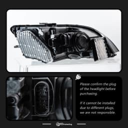 AKD Head Lamp for AUDI TT LED Headlight 2006-2012 Headlights TT DRL Turn Signal High Beam Angel Eye Projector Lens