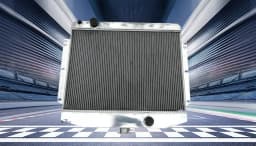 Aluminum Radiator FOR Mercury W/Chevy 350 5.7 V8 MT 1949 1950 1951 49 50 51
