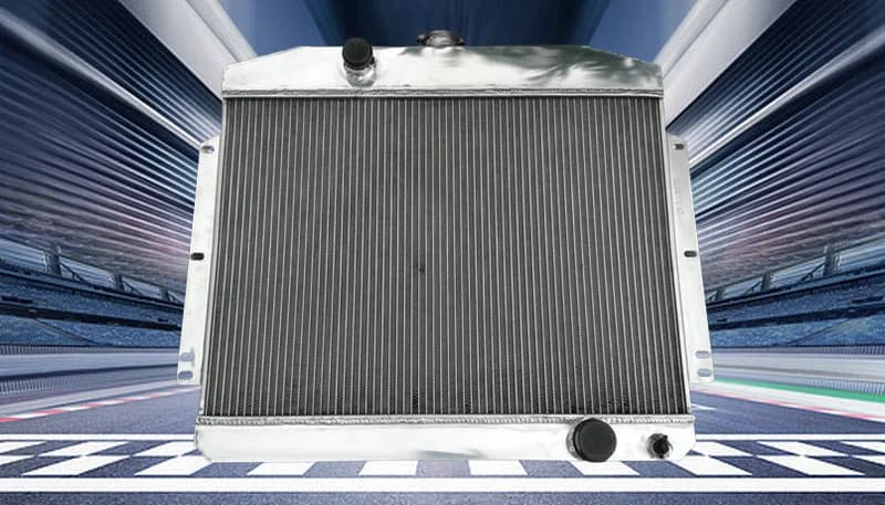 Aluminum Radiator FOR Mercury W/Chevy 350 5.7 V8 MT 1949 1950 1951 49 50 51