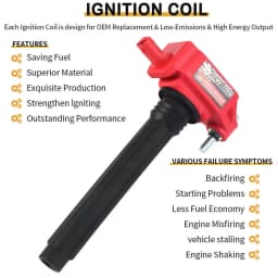 Carbole 6Pcs Ignition Coils UF648 05149168AI For Dodge Charger Jeep Ram Chrysler 3.6L