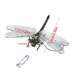 Simulation Dragonfly Model Mini Dragonfly Figure Art Vivid Simulation Animal Model Simulated Dragonfly Ornaments Toys For Garden