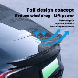 HEENVN Spoiler for Tesla Model 3 Highland 2026-2024 Car ABS Carbon Pattern Trunk Tail Wing Original High-performance Accessories