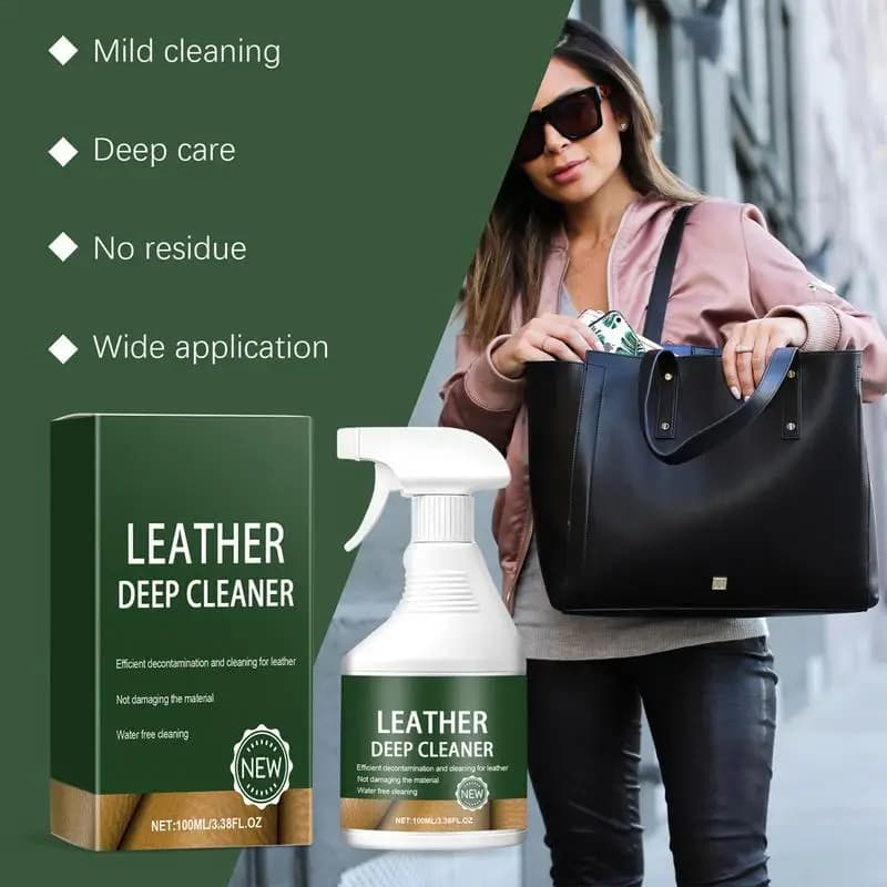 Leather Cleaner Stain Remover Leather Repair For Furniture Leather Deep Cleaner 100ml Conditioner For Furniture Restore & Renew