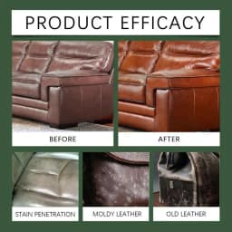 Leather Cleaner Stain Remover Leather Repair For Furniture Leather Deep Cleaner 100ml Conditioner For Furniture Restore & Renew