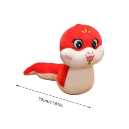 Plush Snake Stuffed Animal Standing Snake Stuffed Animal 2025 Year Of The Snake Mascot 2025 Snake Plush Mascot Doll Chinese New