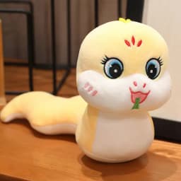 Plush Snake Stuffed Animal Standing Snake Stuffed Animal 2025 Year Of The Snake Mascot 2025 Snake Plush Mascot Doll Chinese New