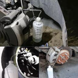 Brake System Bleeding Tools 1 Person Brake Bleeder Kit Bleeder Bottle High Strength Tube Rubber Connector for Car Motorcycle Atv