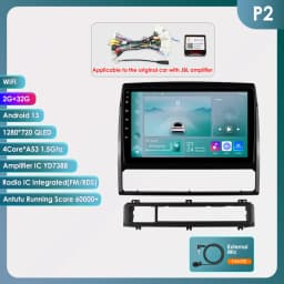 Car Radio Android for Toyota Tacoma 2 HILUX 2005 -2015 Android Auto Stereo CarPlay Multimedia Player 7862 Intelligent Audio GPS