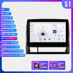 Car Radio Android for Toyota Tacoma 2 HILUX 2005 -2015 Android Auto Stereo CarPlay Multimedia Player 7862 Intelligent Audio GPS