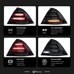 AKD Tail Lamp for BENZ W203 LED Tail Light 2000-2006 C200 C180 Fog Brake Turn Signal Automotive Accessories