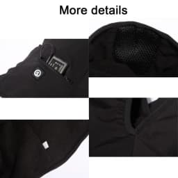 Savior Heat Heating Ski Mask With Battery Electric Warm Hats For Women Snowboard Balaclava Neck Warmer Man Thermal Balaclava