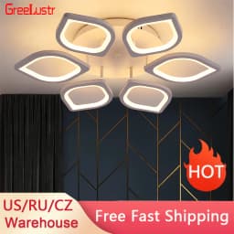 Modern Acrylic Ceiling Lamp Living Room Bedroom Lighting Dimmable Pendant Light With Remote Control Chandelier For The Kitchen