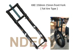 US Stock KKE Disc Brake Oil Spring Suspension Electric Bicycle Downhill Front Forks with KKE 220mm Rear Shock Suspension