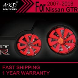 Car Lights for Nissan GT-R LED Tail Light 2007-2018 GTR Stop Lamp Brake Signal DRL Reverse Automotive Accessories