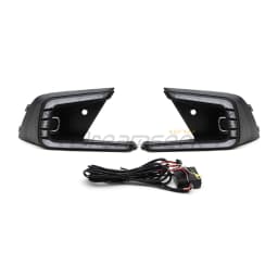 3 Color LED DRL Daytime Running Light For Honda Civic 2022 2023 Fog Lamp With Brake Dynamic Sequential Turn Signal Light