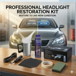 Car Headlight Renovation Restorer Fumigation Light Restoration Agent Kit Headlight Restoration Renovate Car Headlight Polish