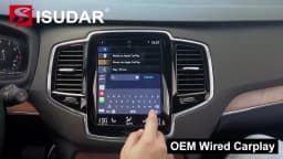 ISUDAR Wireless Carplay For Volvo XC90/XC60/XC40/S90/S60 Full Screen Carplay AI Upgrade Adapter USB Android Auto Hicar