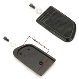 For harley Touring FLT Black Defiance floorboards Heel Toe Shift Levers Standard FLHT FLHRS footboard Special FLHXS 1980-2022