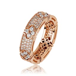 GUCY Fashion Wedding Ring For Women Micro Paved Cubiz Zircon Finger Rings Female Engagement Jewelry Accessories