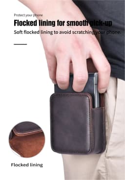 Phone Holster for Samsung Galaxy Z Flip, Z Flip 3, Z Flip 4 Case, Belt Clip Cell Phone Holster Holder Waist Carrying Hanging Bag