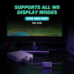 Bitfunx Analog Component to Digital HDMI™ Adapter Video Audio HDTV Connector for Nintendo Wii NTSC PAL Consoles