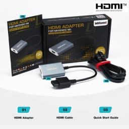 Bitfunx Analog Component to Digital HDMI™ Adapter Video Audio HDTV Connector for Nintendo Wii NTSC PAL Consoles
