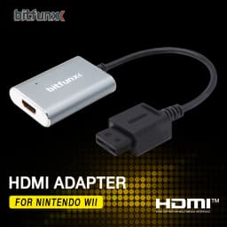 Bitfunx Analog Component to Digital HDMI™ Adapter Video Audio HDTV Connector for Nintendo Wii NTSC PAL Consoles