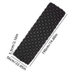 Camping Sleeping Pad Folding Inflatable Sleeping Mat Ultralight Camp Air Mattress With Foot Pump For Camping Accessories