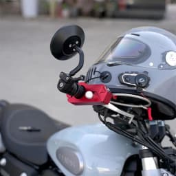 2 In 1 Motorcycle Grip Lock Helmet Lock Anti-theft Aluminum Alloy Brake Lock Electric Vehicle Handle Horn Lock For Motorcycle