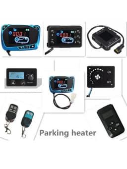 New 12/24V DC LCD Switch4Key Remote Control For Truck Air Heater Monitor Car Heater Accessories For Motorhome Trailer