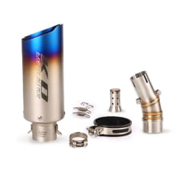 For Kawasaki ER6N Ninja 650F 650R 2012-2016 Exhaust Pipe Middle Connect Link Tube 51MM Muffler Baffler With DB Killer Slip On