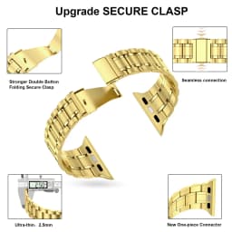 case+Strap for Apple watch Ultra band 44mm 40mm 45mm 41mm 42mm 38mm Metal Stainless Steel bracelet iWatch Series 3 5 6 SE 7 8