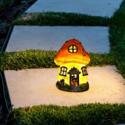 Mushroom Outdoor Lights Multifunctional Landscape Light Waterproof And Colorfast Mushroom Fairy House To Decorate Garden And