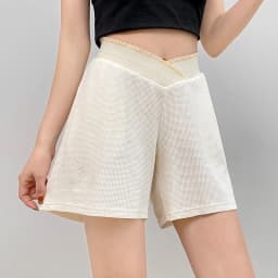 Summer Maternity Waffle Fashion Shorts Adjustable Belly Shorts Clothes for Pregnant Women Casual Pregnancy Sleep Home Wear