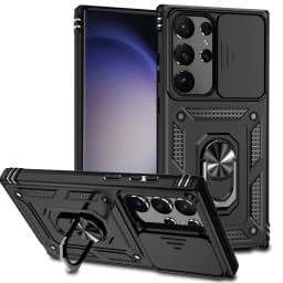 for Samsung Galaxy S23 Ultra 5G Case Slide Camera Lens Military Grade Bumpers Armor Cover for Samsung Galaxy S23+ S23 5G