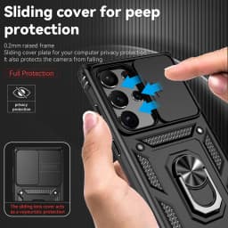 for Samsung Galaxy S23 Ultra 5G Case Slide Camera Lens Military Grade Bumpers Armor Cover for Samsung Galaxy S23+ S23 5G