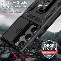 for Samsung Galaxy S23 Ultra 5G Case Slide Camera Lens Military Grade Bumpers Armor Cover for Samsung Galaxy S23+ S23 5G