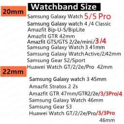 Strap For Amazfit GTS 3/4/2/2e/GTS 2 mini/GTR 4/2/3/pro/stratos/47mm 20mm 22mm Magnetic Buckle bracelet correa Amazfit bip band