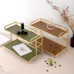 Light Luxury Fashion Cosmetic Rack Desktop Storage Box Skin Care Sundries Multi-layer Dressing Table Makeup Room Organizer Shelf