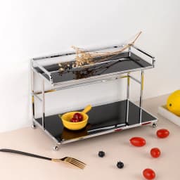 Light Luxury Fashion Cosmetic Rack Desktop Storage Box Skin Care Sundries Multi-layer Dressing Table Makeup Room Organizer Shelf