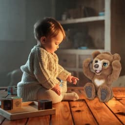 Soft Curious Bear Animals Doll Kids Toy Cute Bear With Sound Stuffed Christmas Gift Kawaii Electric Toys Learning Toys Kids Toys